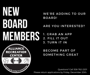 arc board of directors alliance recreation center